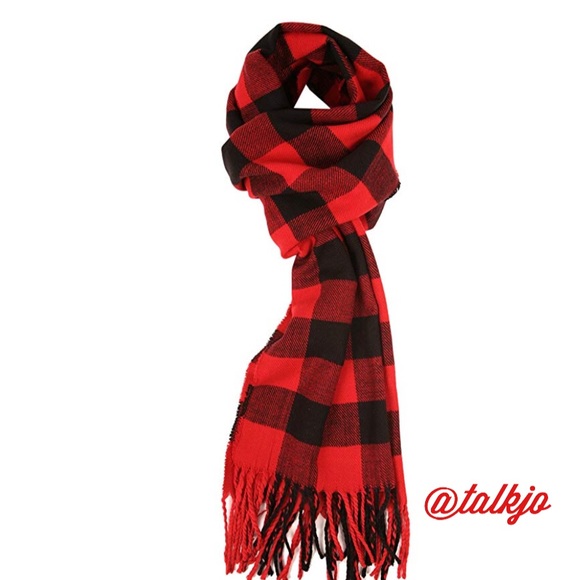 Accessories - New Red & Black Scarf